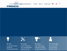 Tablet Screenshot of frenco.de